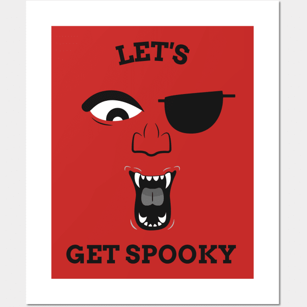 LET'S GET SPOOKY Wall Art by Laddawanshop